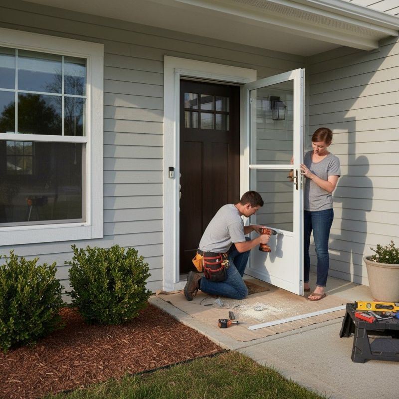 Storm Windows Installation detail